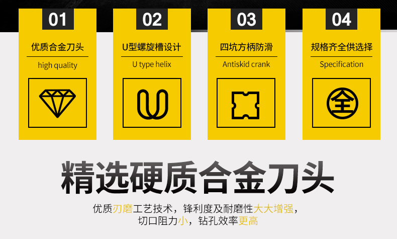 方柄电锤钻头/20*250 方大王
