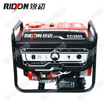 翼虎汽油发电机 rd3600 单相2.8kw (手启) 锐动