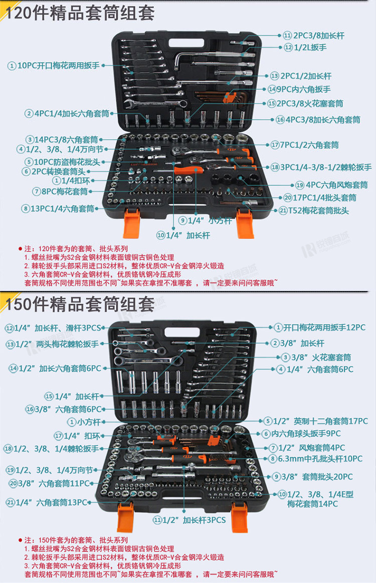 套筒组套/120件套 big arrow