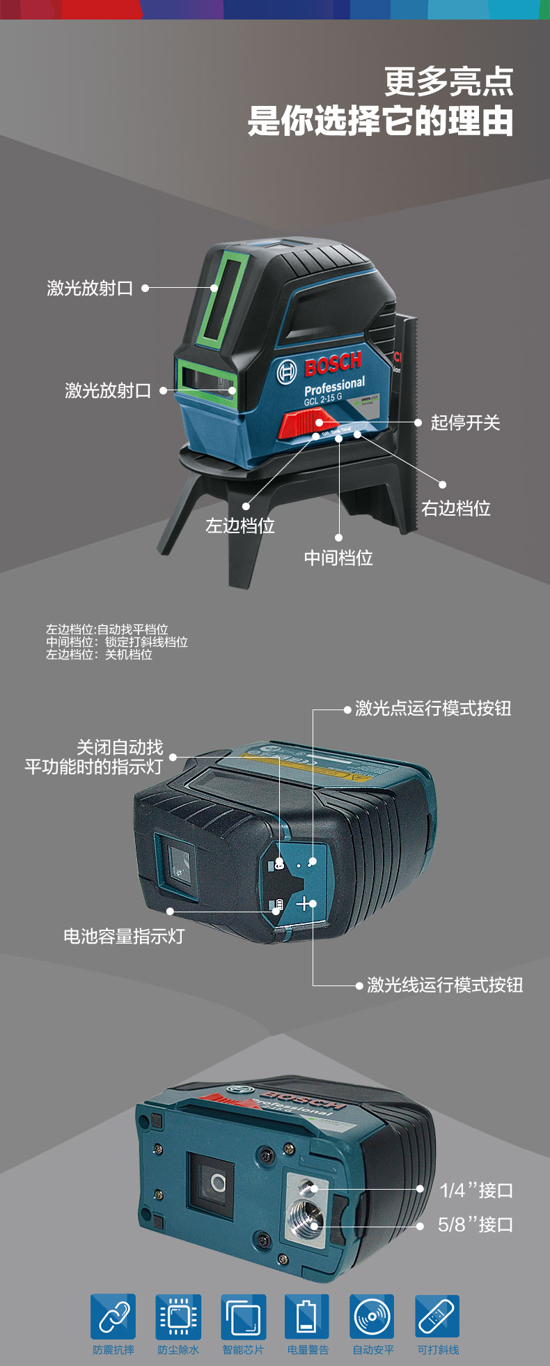 激光投线仪使用教程图片